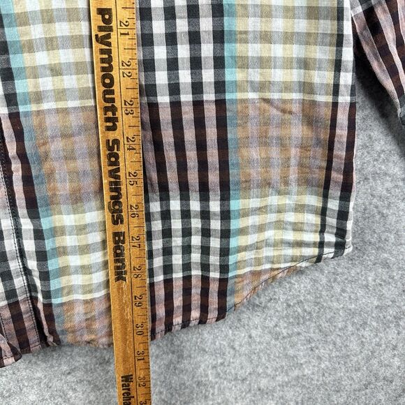 Tommy Bahama Shirt Mens XL Cotton Madras Plaid Button Up Preppy Long Sleeve - Picture 11 of 16